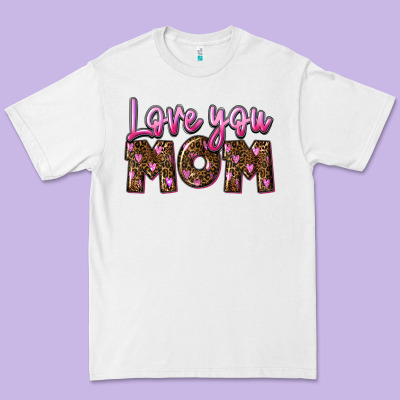 Love You Mom Premium Tee Designed By Fadigitalartstudio