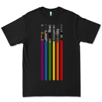 Black rainbow lightsaber Premium Tee - artisFamous