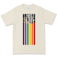Bone rainbow lightsaber Premium Tee - artisFamous