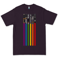 Plum rainbow lightsaber Premium Tee - artisFamous