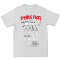 Dove Grey shark fest Premium Tee - artisFamous