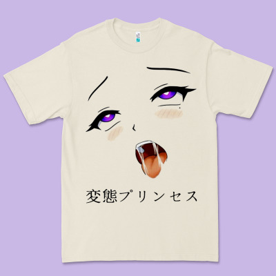 Ahegao Face Girl Premium Tee Designed By Artisfamous
