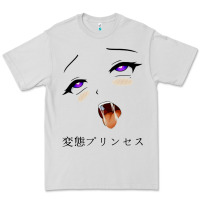 Dove Grey ahegao face girl Premium Tee - artisFamous
