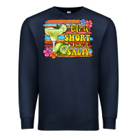 Navy life is short make it salty 1 Premium Sweatshirt - Jasminsmagicworld
