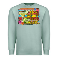Seafoam life is short make it salty 1 Premium Sweatshirt - Jasminsmagicworld