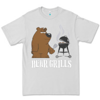 Dove Grey Bear Grills Grylls Premium Tee - artisFamous