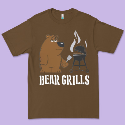 Bear Grills Grylls Premium Tee Designed By Artisfamous