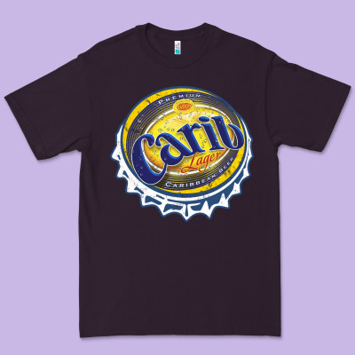 Carib Beer Premium Tee Designed By Artisfamous