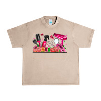 French Oak Hair Stylist Your Textt Urban Heavy Tee - CowhideDigitalArt