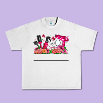 Hair Stylist Your Textt Urban Heavy Tee Designed By Cowhidedigitalart