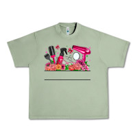Oil Green Hair Stylist Your Textt Urban Heavy Tee - CowhideDigitalArt