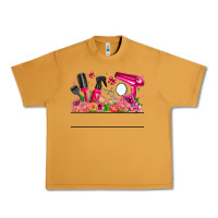 Peanut Butter Hair Stylist Your Textt Urban Heavy Tee - CowhideDigitalArt