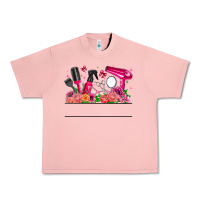 Salmon Hair Stylist Your Textt Urban Heavy Tee - CowhideDigitalArt