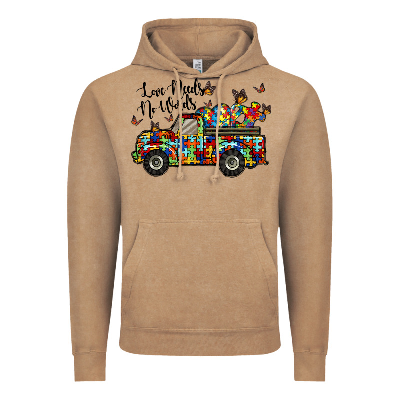 Love Needs No Words Vintage Hoodie by RacoonDesign | Teevron