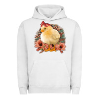 Pigment Lunar Rock Chick With Flowers Feopard Urban Hoodie - Jasminsmagicworld