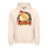 Sandshell Chick With Flowers Feopard Urban Hoodie - Jasminsmagicworld