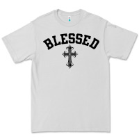 Dove Grey blessed christian christianity Premium Tee - artisFamous