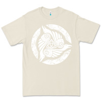 Bone celtic trinity knot crow spiritual mandala Premium Tee - artisFamous