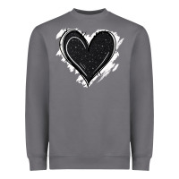 Storm black glitter heart Heavyweight Sweatshirt - Jasminsmagicworld