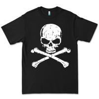 Black pirates adults pirates skull crossbones beard Premium Tee - artisFamous