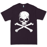 Plum pirates adults pirates skull crossbones beard Premium Tee - artisFamous