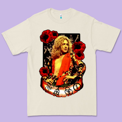 Vintage Image Robert Plant Premium Tee Designed By Artisfamous