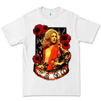 White vintage image robert plant Premium Tee - artisFamous