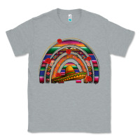 Heather Grey Mexico rainbow Classic Tee - FaDigitalArtStudio