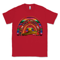 Red Mexico rainbow Classic Tee - FaDigitalArtStudio