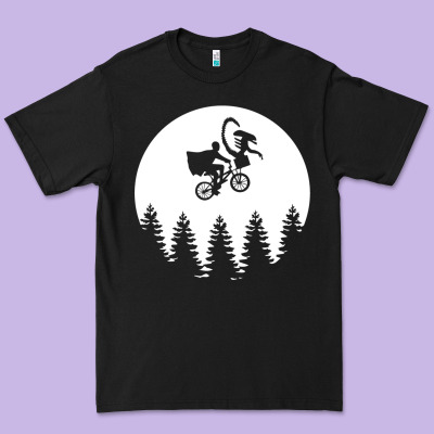 Xenomorph Phone Home Funny Premium Tee Designed By Artisfamous