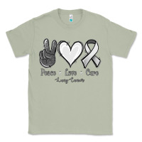 Matcha Peace Love Cure Lung Cancer Classic Tee - Jasminsmagicworld