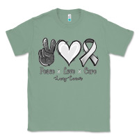 Sage Peace Love Cure Lung Cancer Classic Tee - Jasminsmagicworld
