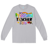 Moon Dust Preschool Teacher Life Long Sleeve Tee - LillyAllenDesigns