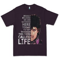 Plum dearly beloved we are gathered here Premium Tee - artisFamous
