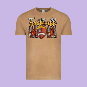 Football Mom Vintage Tee Designed By Cowhidedigitalart