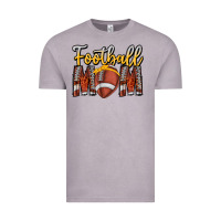Vintage Zinc Football Mom Vintage Tee - CowhideDigitalArt