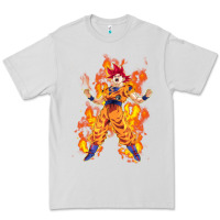 Dove Grey goku super sayan Premium Tee - artisFamous