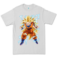 Dove Grey super saiyan Premium Tee - artisFamous