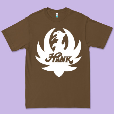 White And Black Hank Art Premium Tee Designed By Artisfamous