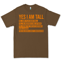 Cacao yes i am tall Premium Tee - artisFamous