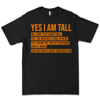 Black yes i am tall Premium Tee - artisFamous