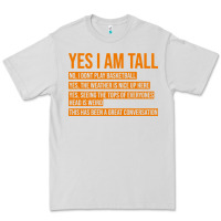 Dove Grey yes i am tall Premium Tee - artisFamous