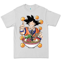 Dove Grey Saiyan Ramen Premium Tee - artisFamous