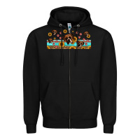 Black western boxer dogs Zipper Hoodie - Jasminsmagicworld