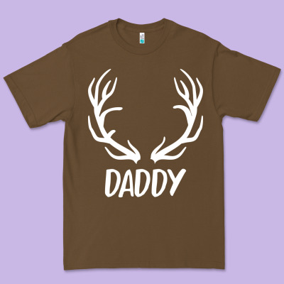 Daddy Deer Premium Tee Designed By Artisfamous