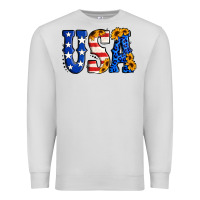Dove Grey usa western font Premium Sweatshirt - Jasminsmagicworld