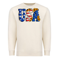 Sandshell usa western font Premium Sweatshirt - Jasminsmagicworld