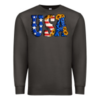 Smoke usa western font Premium Sweatshirt - Jasminsmagicworld