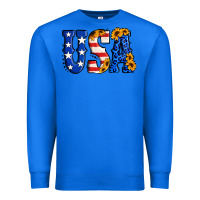 True Royal usa western font Premium Sweatshirt - Jasminsmagicworld