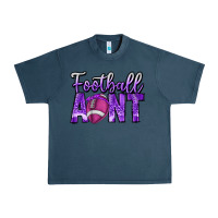 Midnight Navy football aunt Urban Heavy Tee - CowhideDigitalArt